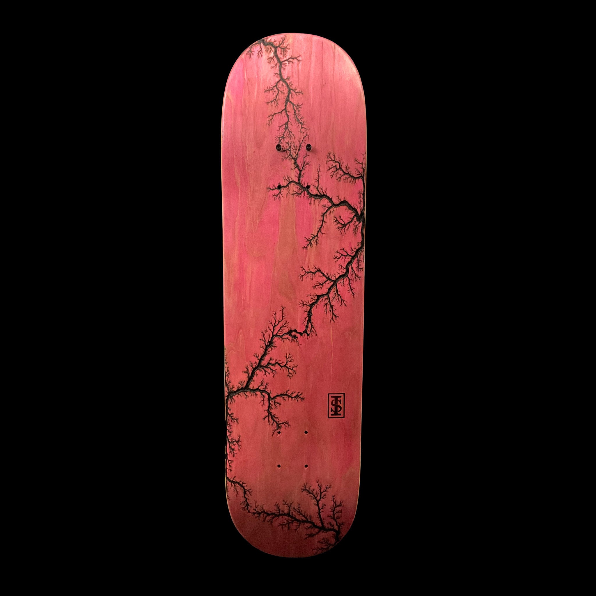 Supreme Smoke Skateboard Purple-